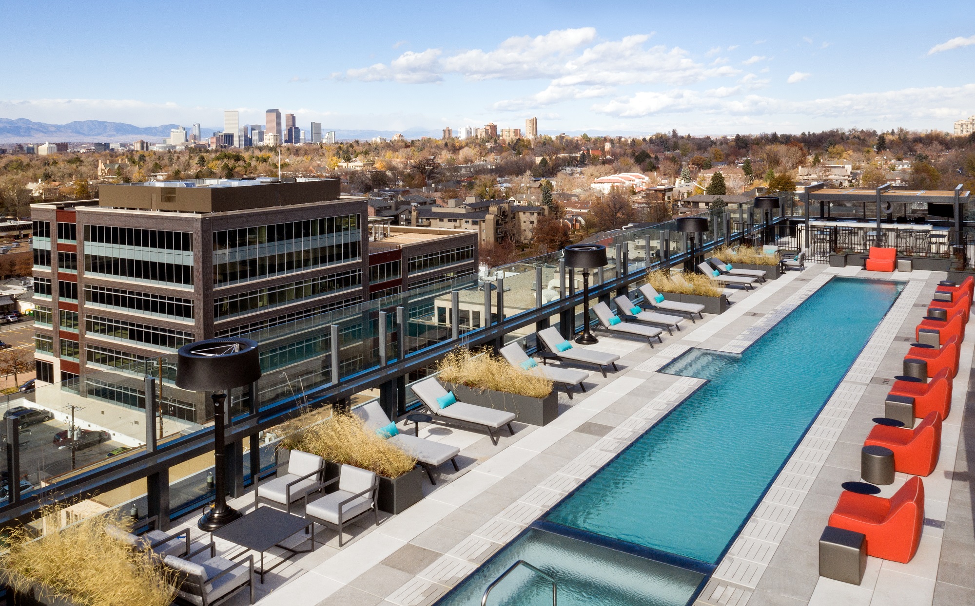 The Jacquard Hotel Denver Cherry Creek Luxury Hotel Rooftop